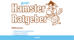 Desktop Screenshot of hamster-ratgeber.de